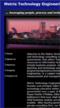 Mobile Screenshot of metrixtechnology.com